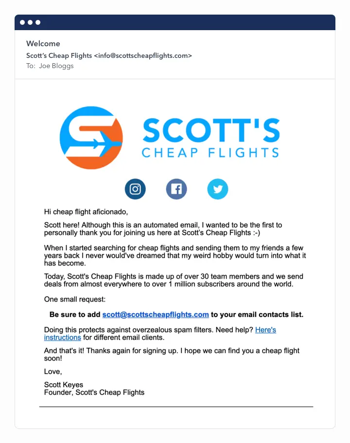 improve email deliverability example