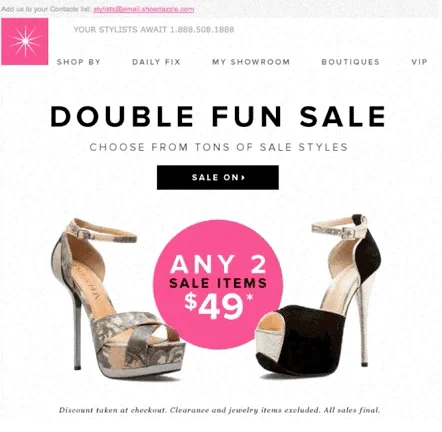 ShoeDazzle-email-marketing