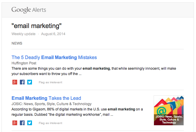 email marketing-alerts
