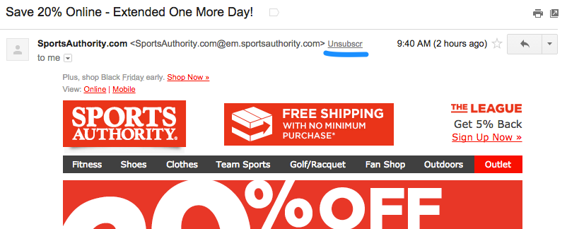 sports_authority_unsubscribe