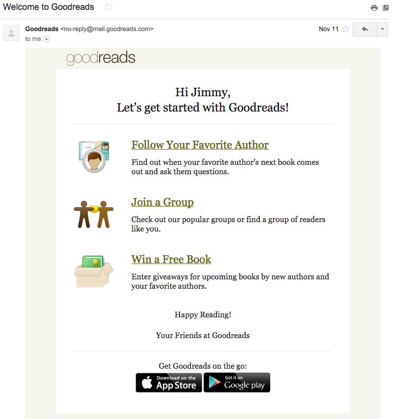 goodreads-welcome-email